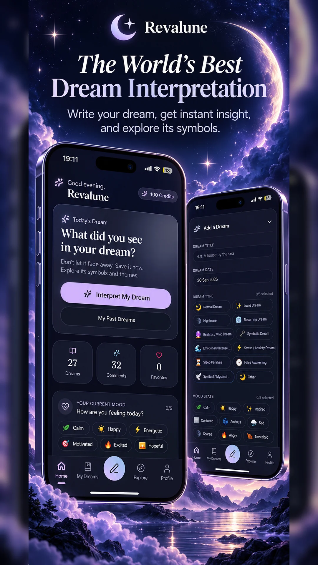 Revalune mobile app features overview showcase